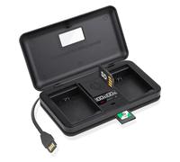 Caricabatterie LP-E12 con lettore di schede compatibile con Canon EOS M/M2/10/50/50 Mark II/M100/200, 100D, Rebel SL1, PowerShot SX70 HS
