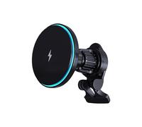 Caricabatterie magnetico da auto da 15 W, supporto per telefono girevole a 360 gradi, compatibile con iPhone serie 15, 14, 13 e 12.