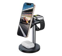 Caricabatterie magnetico Raffreddamento TEC 25W Qi 2.2 Ricarica Rapida 3 in 1 per il telefono auricolare Orologio