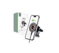 Caricabatterie magnetico Tech-Protect da 15 W per bocchetta dell'aria, colore nero.