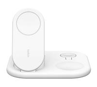 Caricabatterie Magsafe BELKIN BoostCharge, caricatore wireless magnetico e pieghevole con Qi2 da 15W per iPhone, Apple Watch Airpods, Bianco