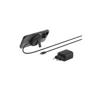 Belkin Tappetino di ricarica wireless magnetica 15 W con supporto, caricatore wireless Qi2 compatibile con MagSafe per iPhone 16 Series, Samsung Galaxy S25 Series, AirPods (con alimentatore), nero