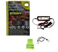 Caricabatterie mantenitore di carica 6v/12v per moto scooter auto COMPATIBILE CON RENAULT KADJAR carica batteria per batterie al piombo e gel fino a 120 Ah per veicoli