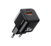 CARICABATTERIE MINI A DOPPIA PORTA USB TYPE-C CARICA VELOCE 30W US-CC263 USAMS