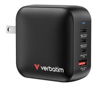 Verbatim - Mini GaN Charger 100W Universale Nero AC Ricarica rapida Interno