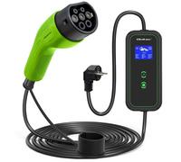 Caricabatterie mobile Qoltec per veicoli elettrici 2 in 1 Tipo 2 3,5 Kw 230 V
