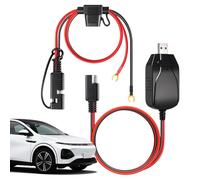 Caricabatterie moto Mantenitore Di Batteria Intelligente Portatile Con USB | Batteria Portatile per auto, veicoli a motore, uso esterno, , barca, camper, rimorchio, quad e trattore