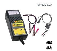 Caricabatterie moto/scooter mantenitore 6v/12v 1.2a batterie piombo-acido/std/ge