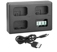 Caricabatterie NP-FW50 NPFW50 Caricabatterie a 3 slot Alpha ZV-E10