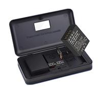 Caricabatterie NP-W126 con lettore di schede (batterie escluse) Compatibile con Fuji FinePix HS30EXR/HS33EXR/HS35EXR/HS50EXR/X-A1/A3/E1/E2/E2S/M1/PRO1/PRO2/T1/T2/T20/X100F