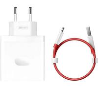 OnePlus Caricabatterie SUPERVOOC Caricatore a Ricarica Rapida USB-C a Una Porta da 100 W con Cavo Bianco