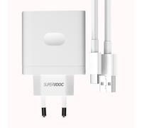 Caricabatterie Oppo USB SuperVOOC 65W + cavo da USB a USB-C modello VCA7GAEH