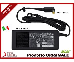 Caricabatterie Originale ACER 5536-5105 65W 19V 3,42A (5,5mm x 1,7mm)