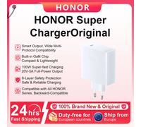 Caricabatterie Originale HONOR Super Charger USB EU a Ricarica Rapida per HONOR Magic 8 Pro, HONOR Magic 7 Pro, HONOR 400 Pro 66W 88W 100W