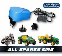 CARICABATTERIE ORIGINALE PEG PEREGO 12 VOLT ADATTO PER TRATTORE JOHN DEERE...