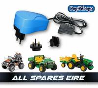 CARICABATTERIE ORIGINALE PEG PEREGO 12 VOLT ADATTO PER TRATTORE JOHN DEERE GR...