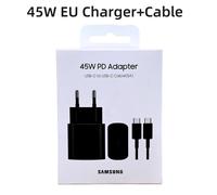 Caricabatterie Originale Samsung 45W Cavo 5A per S24,S23,S22,ZFold,Flip,Note20