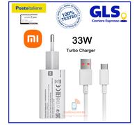 CARICABATTERIE ORIGINALE XIAOMI MDY-11-EZ FAST RAPIDO 33W +CAVO USB-C 78C466A