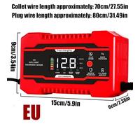Caricabatterie Per Auto - Caricabatteria Portatile 12V 6A per Autoveicoli - Ricaricatore Intelligente per Auto SUV Moto Tricicli