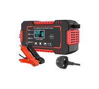 Caricabatterie per auto da 12 V/6 A, caricabatterie intelligente completamente automatico con compensazione della temperatura per la ma