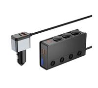 Caricabatterie per auto da 180 W con un solo tiro e tre caricabatterie per auto PD+QC3.0