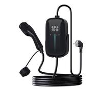 Caricabatterie per Auto elettriche 3.5kW Corrente Regolabile 8/10/13/16A Cavo di Ricarica monofase di 5 Metri con Display LCD Funzione di temporizzazione Cavo di Ricarica Tipo 2 for EVs And PHEVs