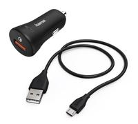 Caricabatterie per auto Hama Set Caricabatterie Micro USB 3A QC3.0