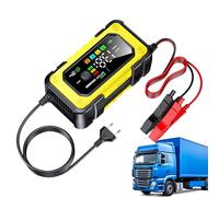 Caricabatterie per Auto, Mantenitore di Batteria 12V e 7A per Auto, Strumento Di Ricarica Con Display LCD A Colori E Gonfiatore Per Automobili Motocicli Veicoli Barche Camion, Dispositivo di Ricarica