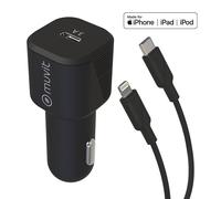 Caricabatterie per Auto Muvit for Change 1 m Nero