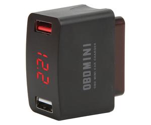 Caricabatterie per auto OBD OBD2 con doppie porte USB e Type-C, supporto per il monitoraggio del parcheggio 24 ore su 24 con interruttore modalità