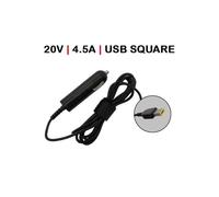 Caricabatterie Per Auto Per Portatile Lenovo G405 20V 4.5A USB SQUARE 90W