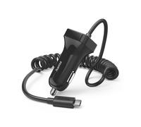 Caricabatterie per auto USB Type-C 12W 1m nero