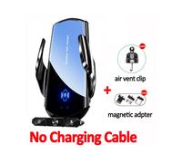 Caricabatterie per auto wireless con supporto magnetico automatico per iPhone 14 13 12 Samsung Xiaomi