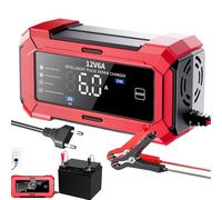 Caricabatterie per Autocarri - Caricabatterie Intelligente 12 Volt per Auto | Veicoli con Protezione Sovraccarico per Manutenzione di Moto Camion e Veicoli