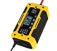 Caricabatterie per autoveicoli - Microprocessore intelligente, da 6 A 12 V, Tecnologia di riparazione a impulsi, Display stato LCD | Manutentore proprietari roulotte e professionisti del restauro auto