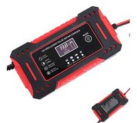 Caricabatterie per batteria per auto, caricabatteria per moto - Caricabatterie portatile per automobili 12V 6A - Mantenitore desolfatore batteria, caricabatterie di mantenimento, caricabatterie per au