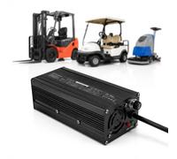 Caricabatterie Per Carrelli Elevatori Da 48 V 10 A | Caricabatterie per batterie al piombo da 600 W, con diverse opzioni di connettore, per carrelli elevatori, transpallet
