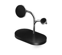 Wireless Charger Caricatore Wireless 3-in-1 con Ricarica Rapida 15W, Adattatore e cavo dati inclusi, per Galaxy Smartphone, Galaxy Smartwatch e Galaxy Buds, Black