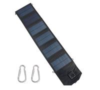 Caricabatterie Per Cellulare Solare - Banca Di Energia Solare | Pacchetto Di Batteria Elettronico | Banca Di Potere Impermeabile Da 120W, Uscita Porta USB A Doppia USB, Stazione Di Ricarica Porta