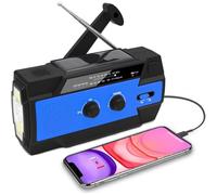Caricabatterie per cellulari, piÃ¹ di un semplice gadget, un'ancora di salvezza nella natura selvaggia, combinato con radio meteo di emergenza e