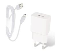 Caricabatterie per Oppo A57s, A77, A16s, A57, A72 / Reno 8, 8 Pro, 8 Lite, 6 / Find N2 Flip, X5... USB 10W 2A, Cavo USB-C