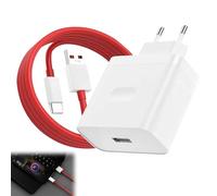 Caricabatterie per Oppo, Supervooc USB C Caricabatterie con Cavo USB C 1M per Oppo Find X7 X7 Ultra X6 X6 Pro X5 X5 Pro X3 X2 N3 N2 Reno 14 13F 12FS 11F A80 A40 A60