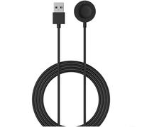 Caricabatterie per smartwatch e supporto in alluminio compatibile con Fossil Gen 6/5/4, cavo PC con base dock stabile per casa e ufficio, nero (A)