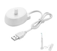 Caricabatterie per spazzolino elettrico Braun Oral-B Pro 600, P2000, P4000, P6000, P7000, DB4510, D10, D12, D16, D20, D34, base di ricarica USB per spazzolini elettrici Oral B