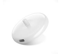 Caricabatterie per spazzolino elettrico, caricabatterie induttivo sottile di ricambio compatibile con spazzolini elettrici Philips Sonicare serie Hx, mini base di ricarica di tipo C (bianco)