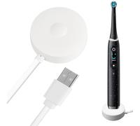 Caricabatterie per spazzolino elettrico O-ral B iO7 iO8 iO9 caricatore magnetico compatibile con B-raun O-ral B IO Type 3768 Base di ricambio iO Series 7/8/9s Powe USB, 1 m, bianco