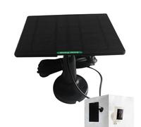 Caricabatterie per telecamera a pannello solare - Pannello solar per videocitofono, telecamera di sicurezza alimentata a energia solare | Dispositivo di ricarica per campanelli per dormitori, negozi