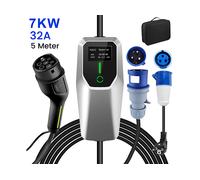 Caricabatterie per veicoli elettrici CESTOVET 7KW 32A 5M IP67 LCD