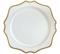 Caricabatterie Piastra Matrimonio Decorazione Ceramica Loto a Smerlo Edge Design