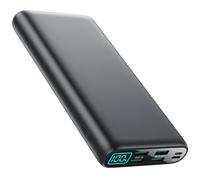 Caricabatterie portatile 38800 mAh Power Bank con 5 uscite e 2 ingressi, PD USB C In&Out ricarica rapida del telefono batteria esterna, essenziale da viaggio per iPhone 17/16/15, Android Samsung